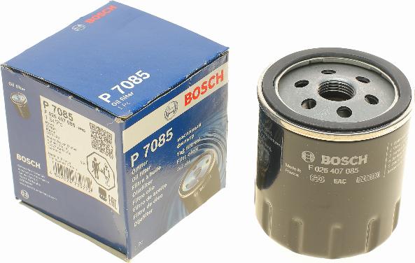 BOSCH F 026 407 085 - Oil Filter www.autospares.lv