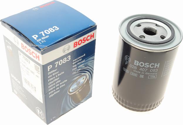 BOSCH F 026 407 083 - Eļļas filtrs www.autospares.lv