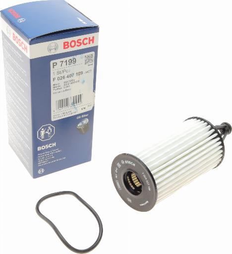 BOSCH F 026 407 199 - Eļļas filtrs www.autospares.lv