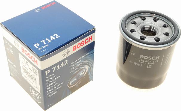 BOSCH F 026 407 142 - Eļļas filtrs www.autospares.lv