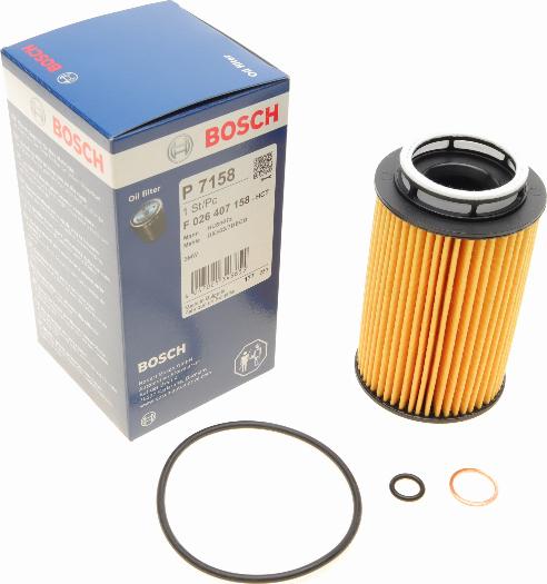 BOSCH F 026 407 158 - Eļļas filtrs www.autospares.lv