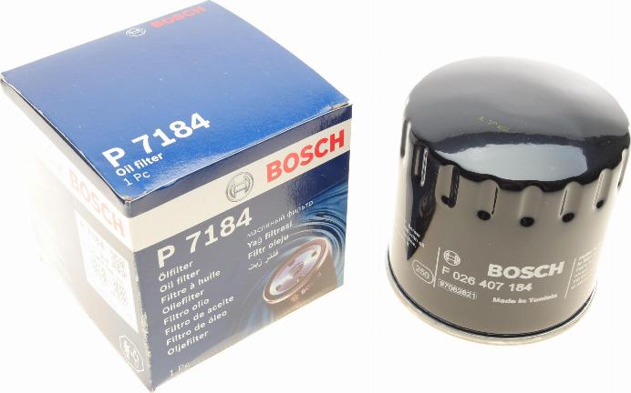 BOSCH F 026 407 184 - Oil Filter www.autospares.lv