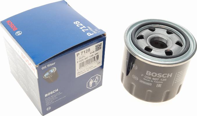 BOSCH F 026 407 128 - Eļļas filtrs www.autospares.lv