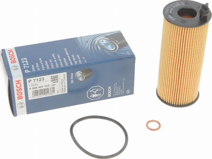 BOSCH F 026 407 123 - Eļļas filtrs www.autospares.lv