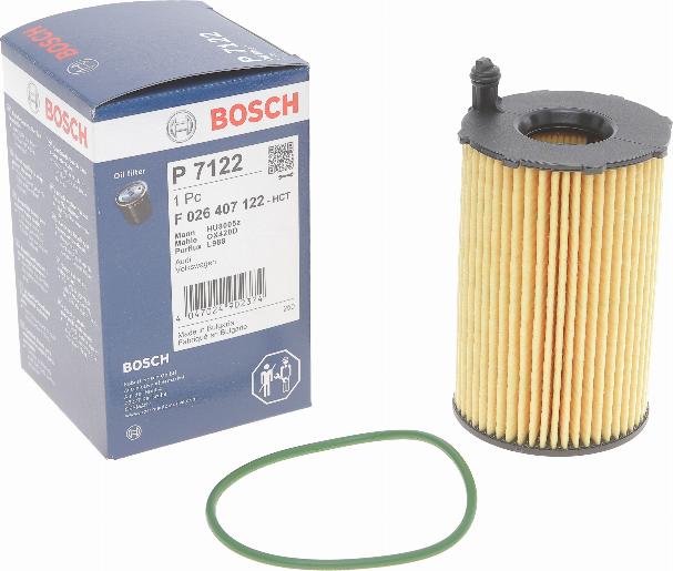 BOSCH F 026 407 122 - Oil Filter www.autospares.lv