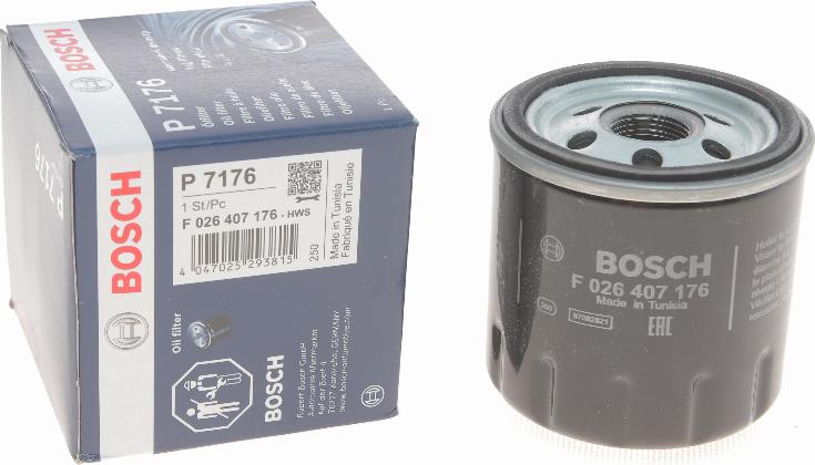 BOSCH F 026 407 176 - Oil Filter www.autospares.lv