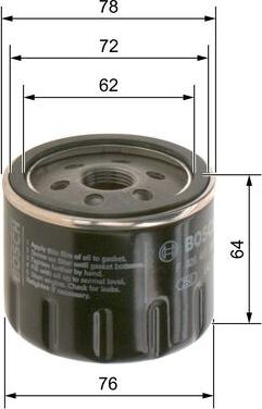 BOSCH F 026 407 302 - Oil Filter www.autospares.lv