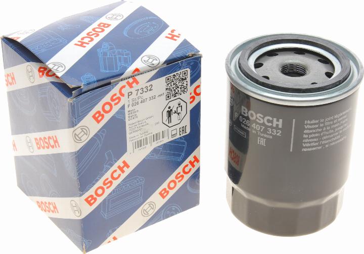 BOSCH F 026 407 332 - Eļļas filtrs www.autospares.lv