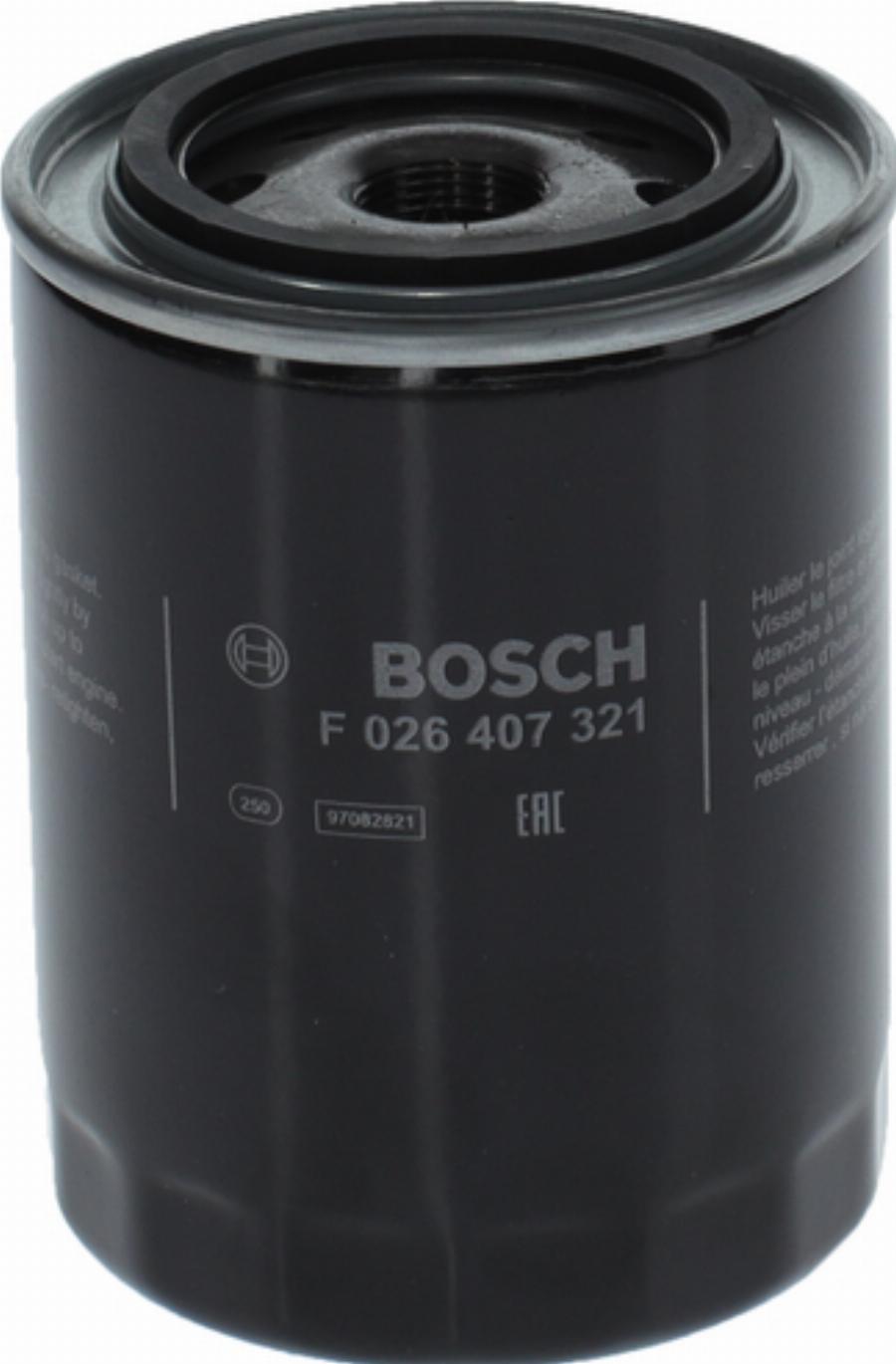 BOSCH F 026 407 321 - Eļļas filtrs www.autospares.lv