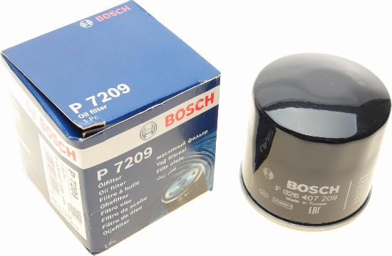 BOSCH F 026 407 209 - Eļļas filtrs autospares.lv