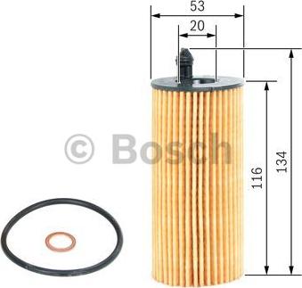 BOSCH F 026 407 205 - Eļļas filtrs www.autospares.lv