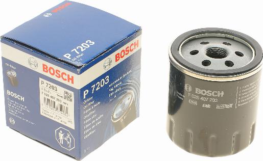 BOSCH F 026 407 203 - Eļļas filtrs www.autospares.lv