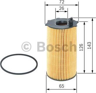 BOSCH F 026 407 207 - Eļļas filtrs www.autospares.lv