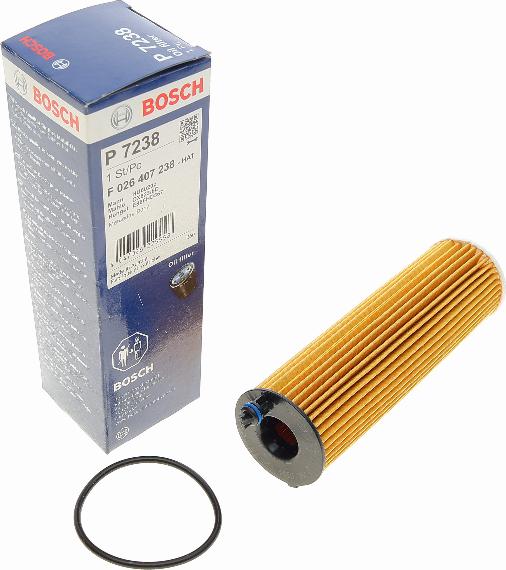 BOSCH F 026 407 238 - Eļļas filtrs www.autospares.lv