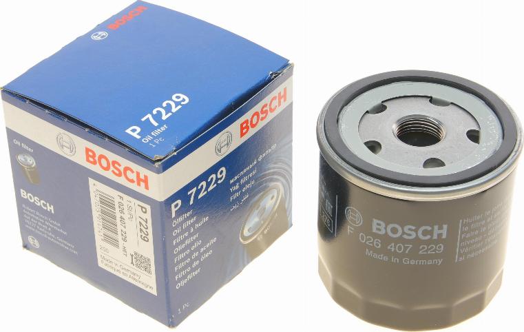 BOSCH F 026 407 229 - Oil Filter www.autospares.lv