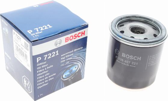 BOSCH F 026 407 221 - Oil Filter www.autospares.lv