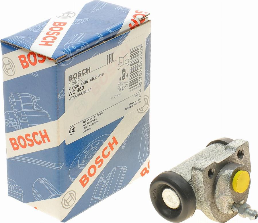 BOSCH F 026 009 482 - Riteņa bremžu cilindrs www.autospares.lv