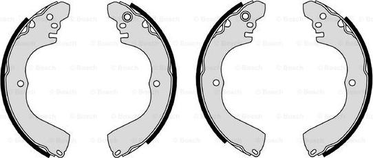 BOSCH F 026 008 014 - Brake Shoe Set, parking brake www.autospares.lv