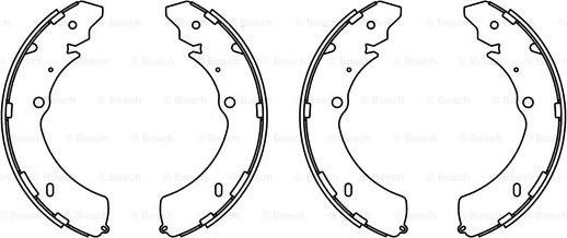 BOSCH F 026 008 020 - Bremžu loku komplekts autospares.lv