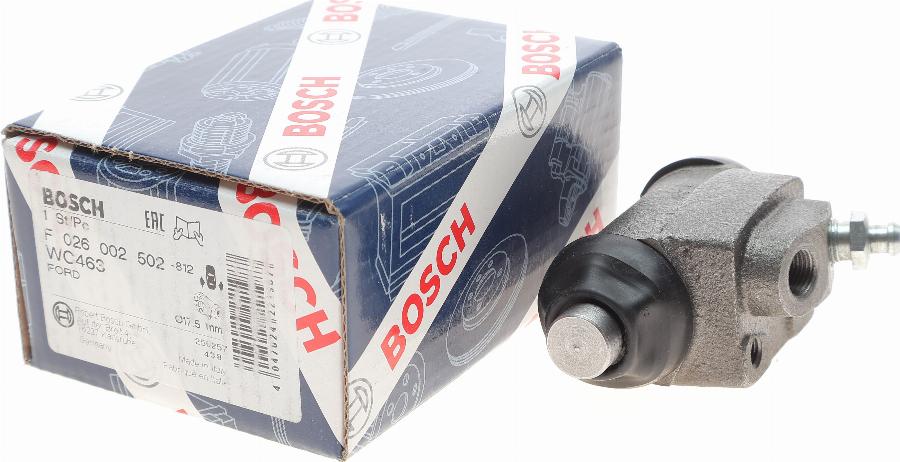 BOSCH F 026 002 502 - Riteņa bremžu cilindrs www.autospares.lv