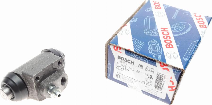 BOSCH F 026 002 581 - Riteņa bremžu cilindrs www.autospares.lv