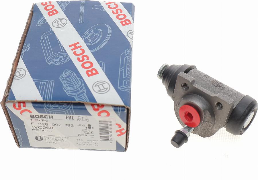 BOSCH F 026 002 182 - Riteņa bremžu cilindrs autospares.lv