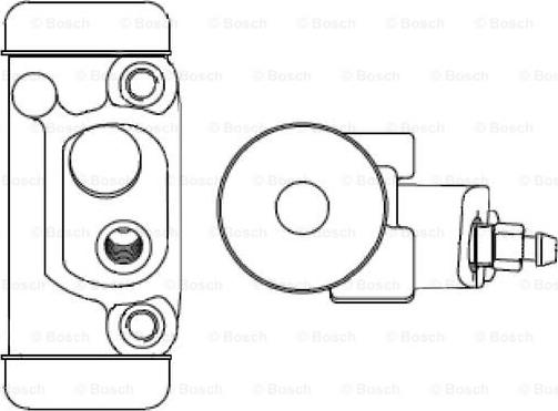 BOSCH F 026 002 350 - Riteņa bremžu cilindrs www.autospares.lv