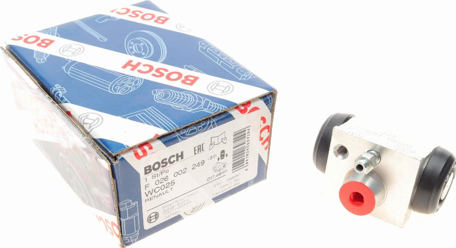 BOSCH F 026 002 249 - Riteņa bremžu cilindrs www.autospares.lv