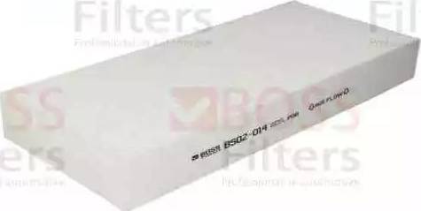 BOSS FILTERS BS02-014 - Filtrs, Salona telpas gaiss www.autospares.lv