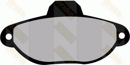 Brake Engineering PA994 - Brake Pad Set, disc brake www.autospares.lv