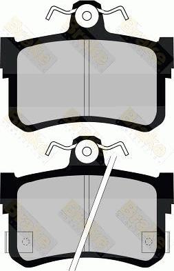 HELLA T5139 - Brake Pad Set, disc brake www.autospares.lv