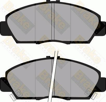 Brake Engineering PA984 - Brake Pad Set, disc brake www.autospares.lv