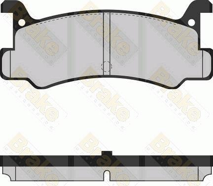 Brake Engineering PA460 - Bremžu uzliku kompl., Disku bremzes autospares.lv