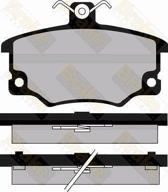 Raicam RA.1222.1 - Тормозные колодки, дисковые, комплект www.autospares.lv