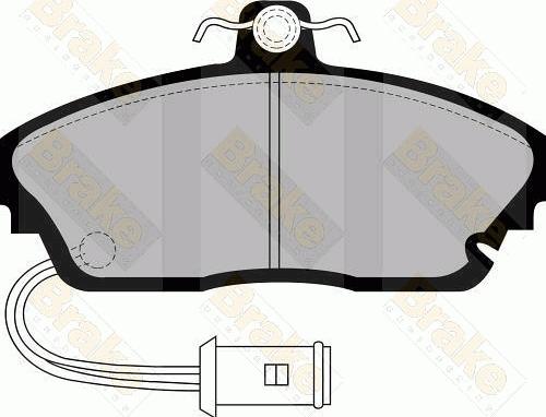 Brake Engineering PA488 - Brake Pad Set, disc brake www.autospares.lv