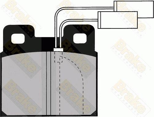 Brake Engineering PA431 - Bremžu uzliku kompl., Disku bremzes autospares.lv