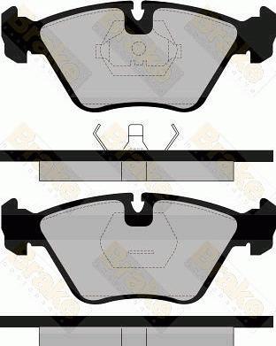 Brake Engineering PA600 - Brake Pad Set, disc brake www.autospares.lv