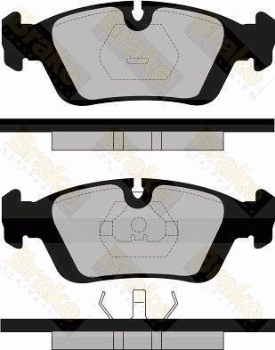 Brake Engineering PA602 - Bremžu uzliku kompl., Disku bremzes autospares.lv