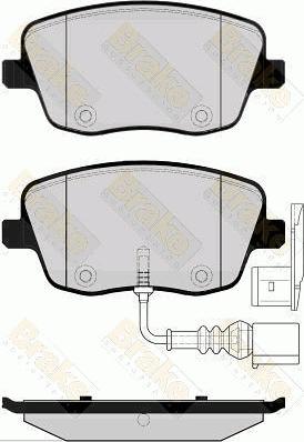 BOSCH 986494105 - Тормозные колодки, дисковые, комплект www.autospares.lv