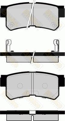 Brake Engineering PA1494 - Тормозные колодки, дисковые, комплект www.autospares.lv