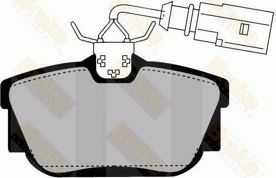 Brake Engineering PA1457 - Brake Pad Set, disc brake www.autospares.lv