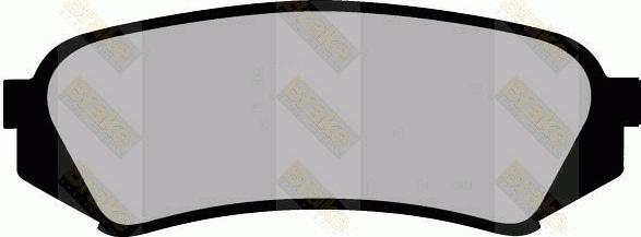 Brake Engineering PA1410 - Brake Pad Set, disc brake www.autospares.lv