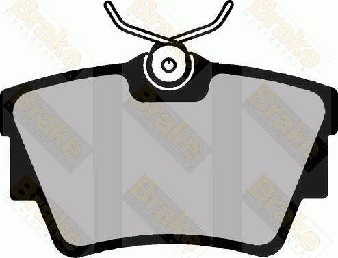 Brake Engineering PA1433 - Brake Pad Set, disc brake www.autospares.lv