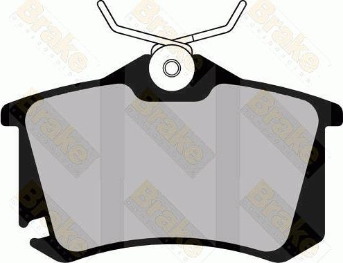 Brake Engineering PA1475 - Brake Pad Set, disc brake www.autospares.lv