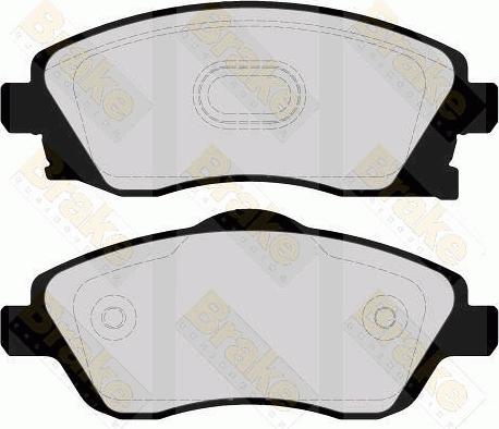 Brake Engineering PA1476 - Bremžu uzliku kompl., Disku bremzes www.autospares.lv