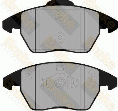 Brake Engineering PA1595 - Bremžu uzliku kompl., Disku bremzes www.autospares.lv