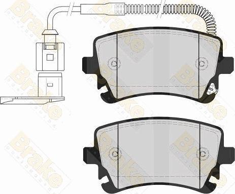 ATE 602890 - Brake Pad Set, disc brake www.autospares.lv