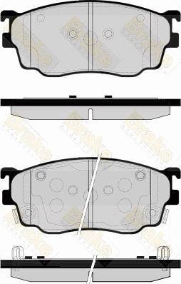 Triscan 414-1557 - Bremžu uzliku kompl., Disku bremzes www.autospares.lv