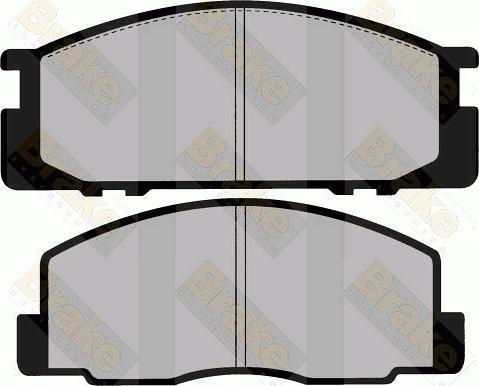 Brake Engineering PA1527 - Тормозные колодки, дисковые, комплект www.autospares.lv