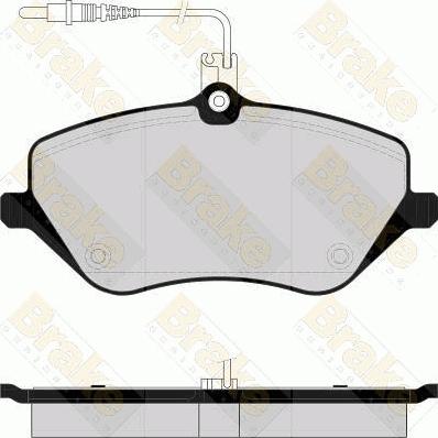 Triscan FDB1726 - Brake Pad Set, disc brake www.autospares.lv